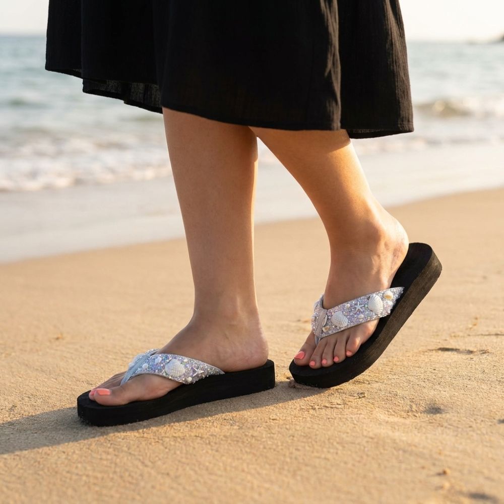 Silver Shores Flip Flops
