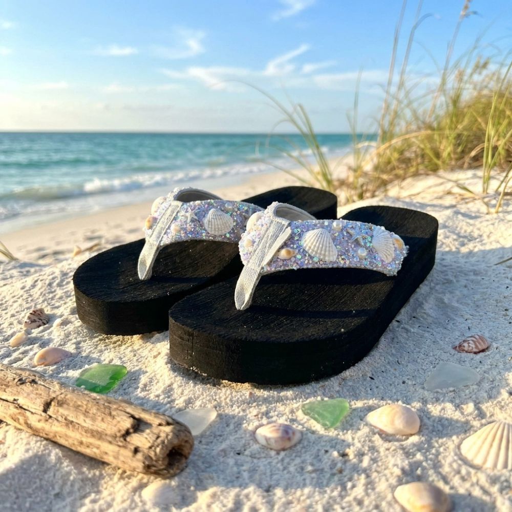 Silver Shores Flip Flops
